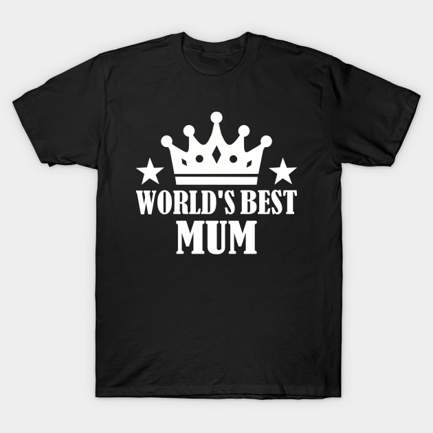 World's best Mum T-Shirt by Designzz